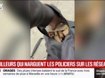 Replay BFM Première - Les individus vont être identifiés, interpellés: la police traque numériquement les pilleurs ayant exposé leurs vols sur les réseaux sociaux
