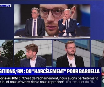 Replay BFM Story - Story 1 : perquisitions au RN, du Harcèlement pour Bardella - 09/07