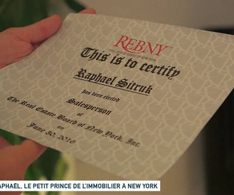 Replay Un jour, un doc week-end - Raphaël, le petit prince de l'immobilier à New York