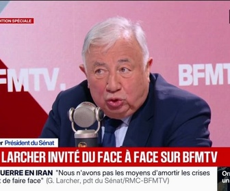 Replay Face à Face - Présidentielle 2027: Bruno Retailleau est le candidat des Républicains, déclare Gérard Larcher, président du Sénat