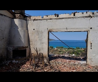 Replay Grèce : après un incendie dévastateur, les habitants du village de Porto Germeno font le bilan