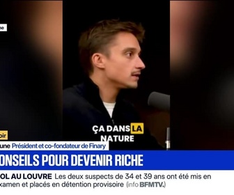 Replay BFM Grand Soir - Trois conseils pour devenir riche ! - 29/10