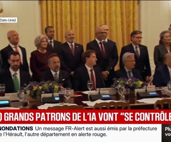 Replay BFM Première - IA: les cinq grands patrons de l'intelligence artificielle assurent qu'ils vont s'autoréguler