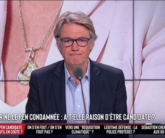 Replay Les Grandes Gueules - Marine Le Pen condamnée mais candidate : a-t-elle raison d'y aller ?