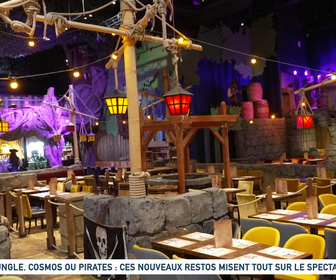 Replay Un jour, un doc - Jungle, cosmos ou pirates : ces nouveaux restos misent tout sur le spectacle !