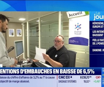 Replay Good Morning Business - Intentions d'embauches en baisse de 6,5%