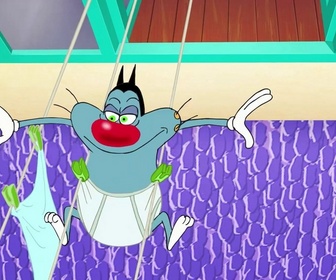Replay Oggy et les cafards - S04 E10 - Discorde à linge