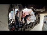 Replay Les habitants de Gaza constatent les destructions après un raid israélien nocturne