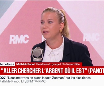Replay Face à Face - Il faut arrêter le chantage de la dette, déclare Mathilde Panot (LFI)