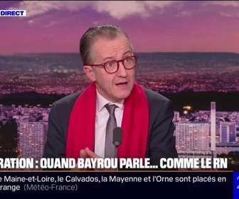 Replay 20H BFM - LE CHOIX DE CHRISTOPHE - Submersion migratoire, François Bayrou, nouveau chouchou du RN?