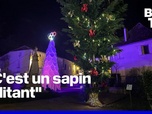 Replay ROBIN DE BFM - Une commune de Dordogne installe son sapin de Noël à l'envers, en soutien aux agriculteurs