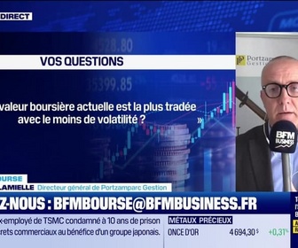 Replay BFM Bourse - Culture Bourse : Quelle valeur boursière actuelle est la plus tradée avec le moins de volatilité ?, par Julie Cohen-Heurton - 27/04