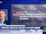 Replay BFM Bourse - L'éco du monde : Indicateur US du jour : l'ISM Services de septembre - 03/10