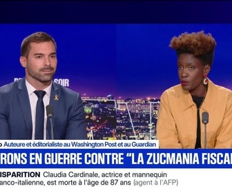 Replay BFM Grand Soir - Les patrons en guerre contre La Zucmania fiscale - 23/29