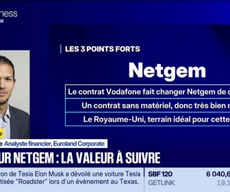 Replay BFM Bourse - Valeur ajoutée : Ils apprécient Netgem - 16/10