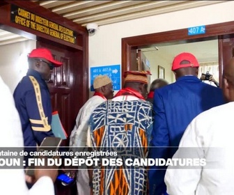 Replay Journal de l'Afrique - Cameroun : fin du dépôt des candidatures