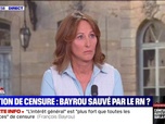 Replay Face à Duhamel - Motion de censure: Il est grillé François Bayrou, estime Ségolène Royal, ancienne ministre