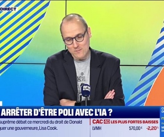 Replay Good Morning Business - Faut-il arrêter d'être poli avec l'IA ?