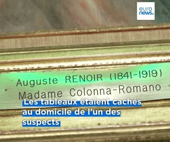 Replay Les tableaux de Renoir volés à Cagnes-sur-Mer retrouvés grâce au traçage de véhicules et aux...