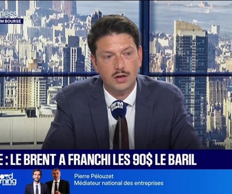 Replay BFM Bourse - On refait la séance : Pétrole, le Brent a franchi les 90 dollars le baril - 11/08