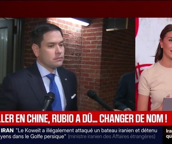 Replay BFM Grand Soir - Pour aller en Chine, Rubio a dû... changer de nom ! - 13/05