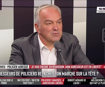 Replay Les Grandes Gueules - Policier tabassé à Tourcoing : deux suspects mis en examen mais remis en liberté… On marche sur la tête ?