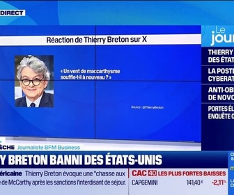 Replay Good Morning Business - Thierry Breton banni des États-Unis