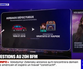 Replay Airbags défectueux: quelle démarche entreprendre? Vos questions au 20H BFM