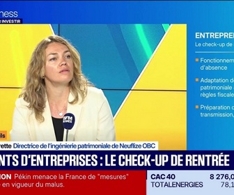 Replay Tout pour investir - La boîte à outils : Marie Damourette - Dirigeants d'entreprise, le check-up de rentrée - 03/09