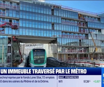 Replay Good Morning Business - Un immeuble traversé par le métro à Paris