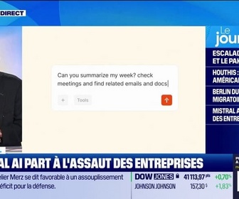 Replay Good Morning Business - Mistral AI part à l'assaut des entreprises avec LeChat Enterprise