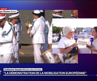 Replay Face à Face - Incendies: Pour Fontainebleau, la brigade des sapeurs-pompiers marins de Marseille a fait venir des personnes qui gèrent les sinistres, déclare Catherine Vautrin, ministre des Armées