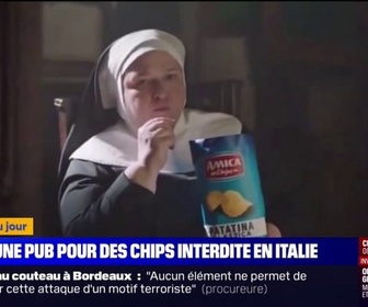 Replay L'image du jour - Jugée blasphématoire, cette pub pour les chips fait scandale en Italie