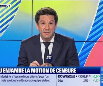 Replay Good Morning Business - L'Edito de Raphaël Legendre : Bayrou enjambe la motion de censure - 27/06