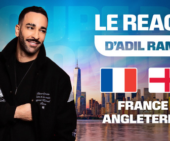 Replay Le react d'Adil Rami - France / Angleterre