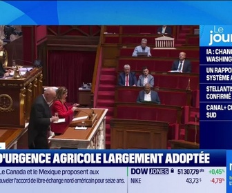 Replay Good Morning Business - L'urgence agricole adoptée