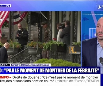 Replay News Box - Taxes Trump : le ministre de l'Europe sur BFMTV - 24/05