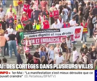 Replay 20H BFM - Manifestations du 1er-mai: des cortèges dans plusieurs villes en France