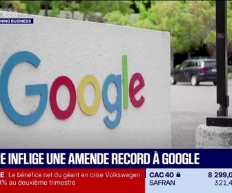 Replay Good Morning Business - L'Europe inflige une amende record à Google