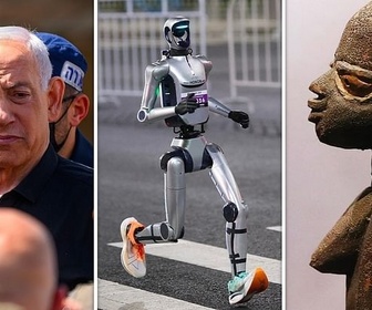 Replay Restitution d'œuvres, fracture Israël/France, robots humanoïdes - 28 minutes samedi