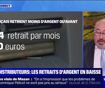 Replay La chronique éco - Les Français retirent de moins en moins d'argent dans les distributeurs