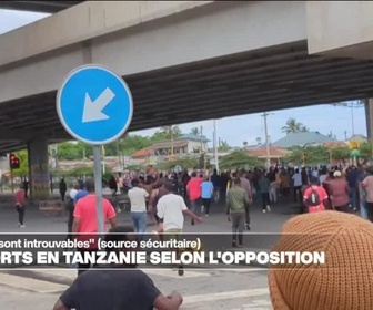 Replay Journal de l'Afrique - Tanzanie : l'opposition évoque au moins 800 morts dans les violences post-électorales