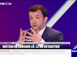 Replay BFM Politique - Nous la voterons, explique Jean-Philippe Tanguy concernant la possible mention de censure LR