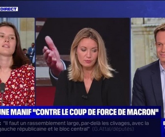 Replay BFM Story Week-end - Story 6 : Une manif contre le coup de force de Macron - 06/09