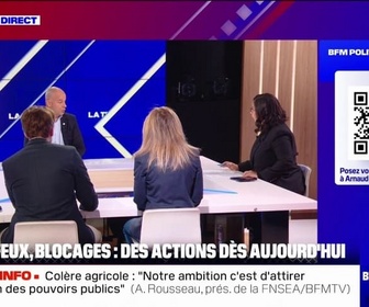 Replay BFM Politique - Colère agricole: 80 départements seront en action, indique Arnaud Rousseau