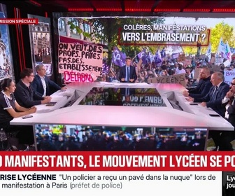 Replay Les émissions spéciales - Édition spéciale : 266 000 manifestants, le mouvement lycéen se poursuit - 06/10