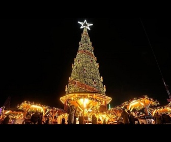 Replay Non, la photo du marché de Noël allemand lourdement gardé n'est pas réelle.