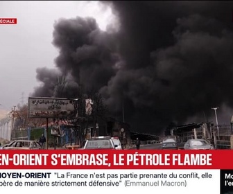 Replay 20H BFM - À Téhéran, l'inquiétude de la population après des frappes sur des dépôts pétroliers