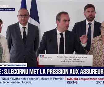 Replay Good Morning Business - Gironde : Sébastien Lecornu met la pression aux assureurs