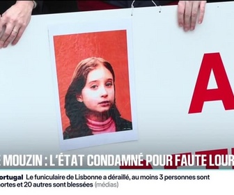 Replay 20H BFM - Meurtre d'Estelle Mouzin en 2003: l'État condamné pour faute lourde